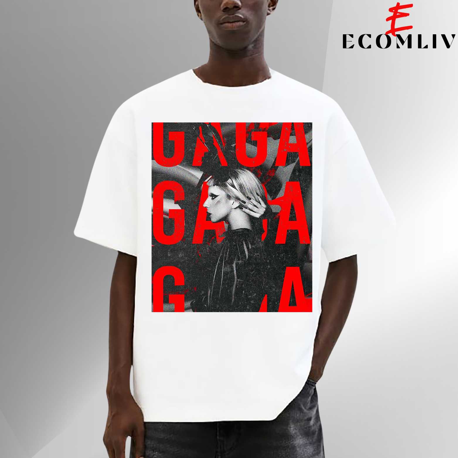 Lady Gaga Vintage Tee, Pop Merch, Unisex T-Shirt